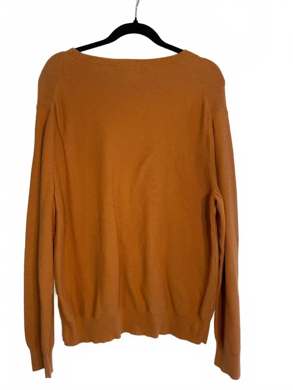 J.Crew Knit Sweater in Rust Orange, Size Large